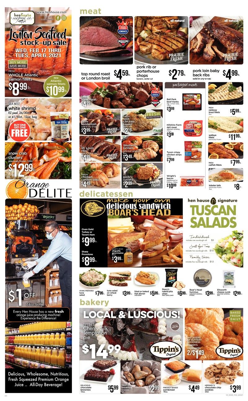 Hen House Weekly Ad Flyer February 24 to March 2, 2021