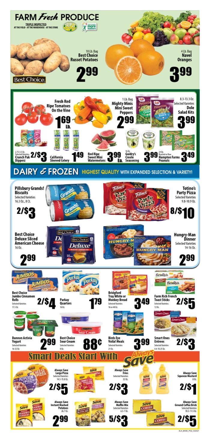 Piggly Wiggly (LA) Weekly Ad Flyer February 24 to March 2, 2021