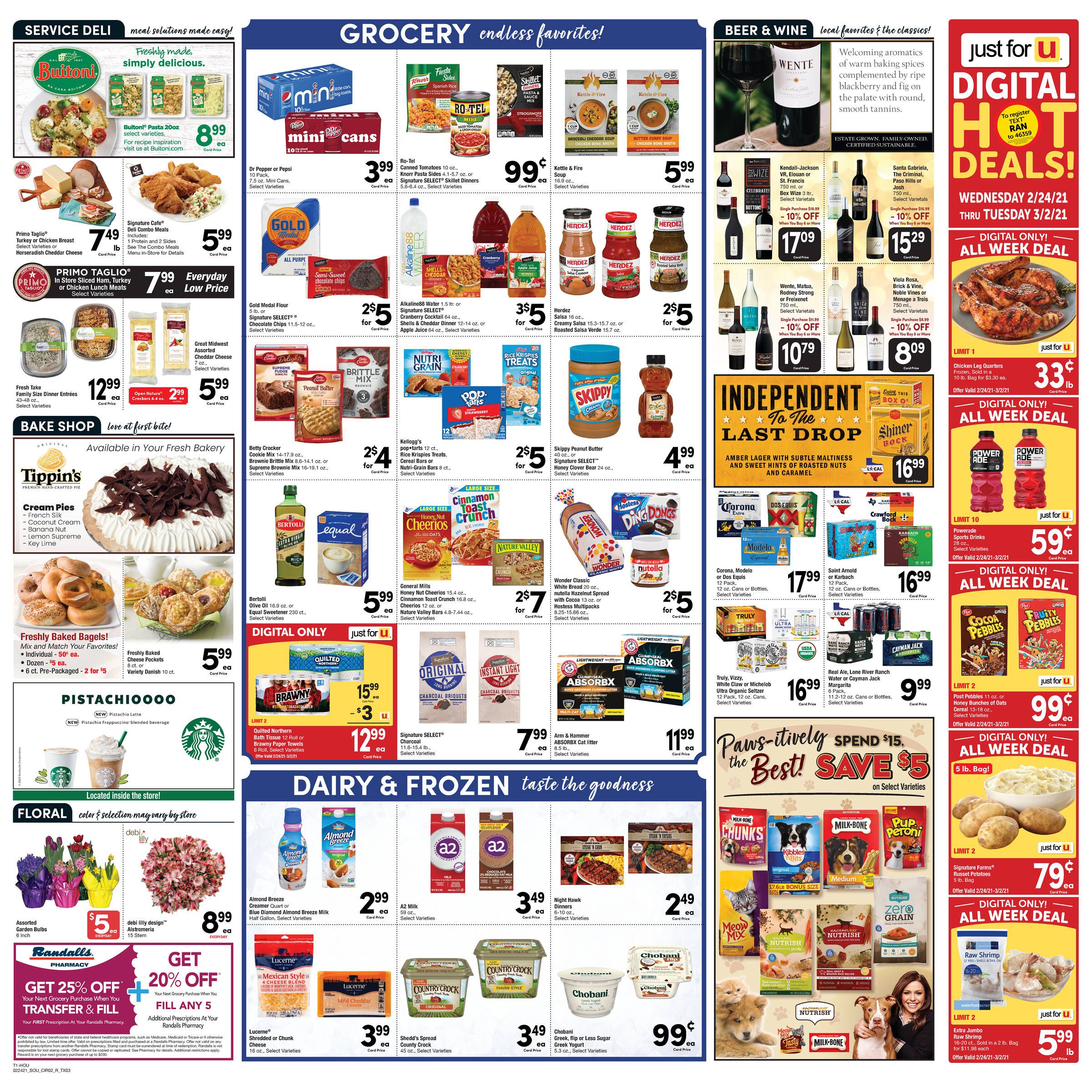 Randalls Weekly Ad Flyer February 24 to March 2, 2021