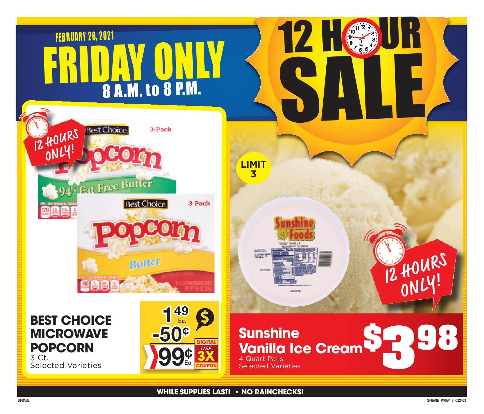 Sunshine Foods Weekly Ad Flyer February 24 to March 2, 2021