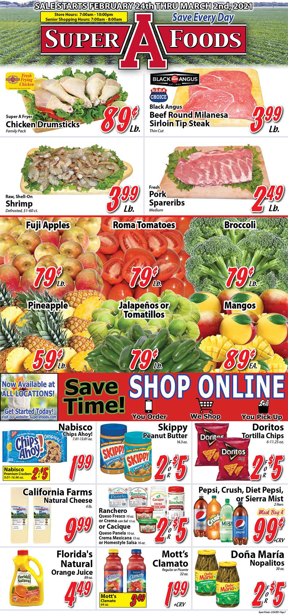 Super A Foods Weekly Ad Flyer February 24 to March 2, 2021