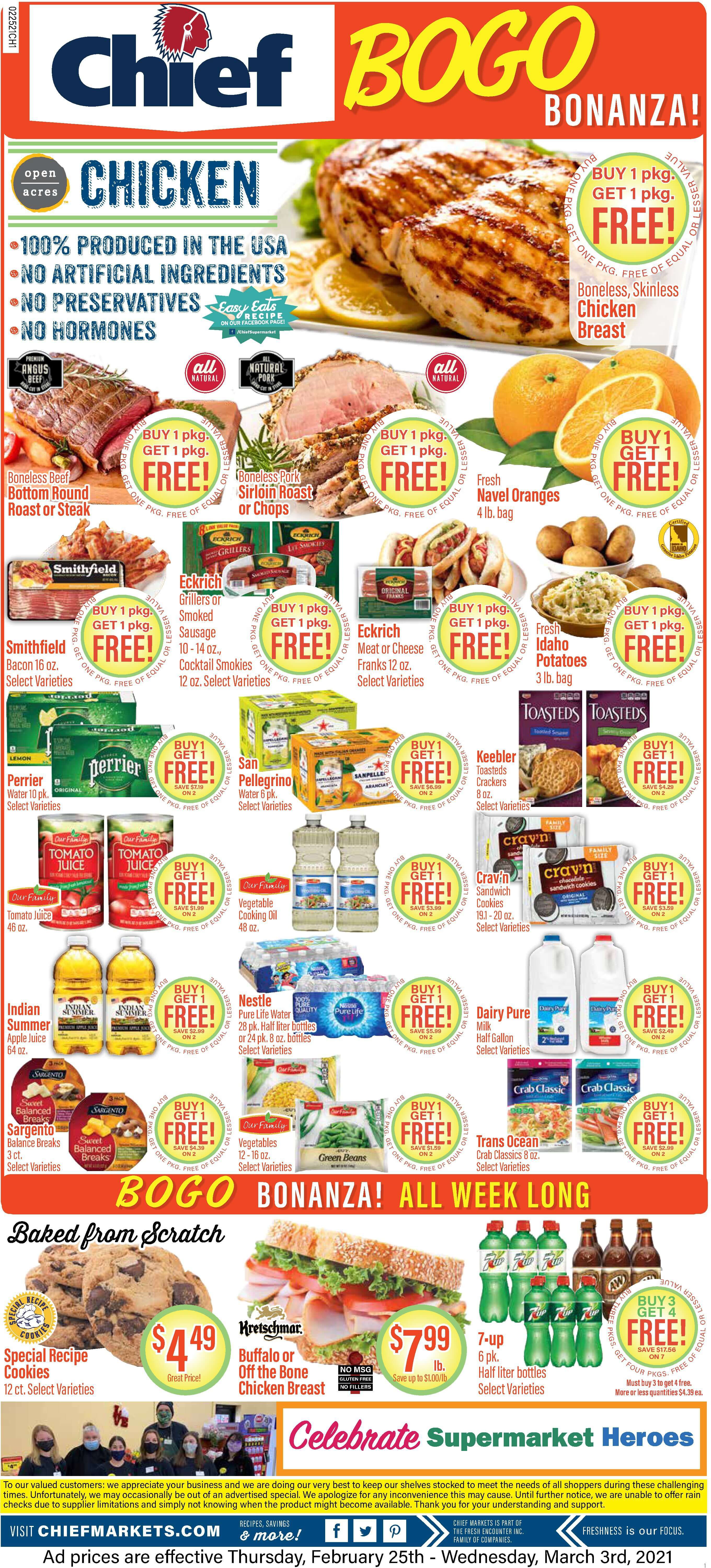 Chief Weekly Ad Flyer February 25 to March 3, 2021