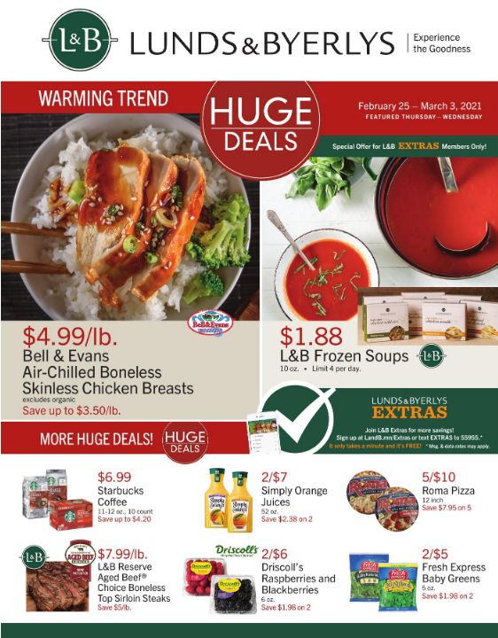 Lunds & Byerlys Weekly Ad Flyer February 25 to March 3, 2021