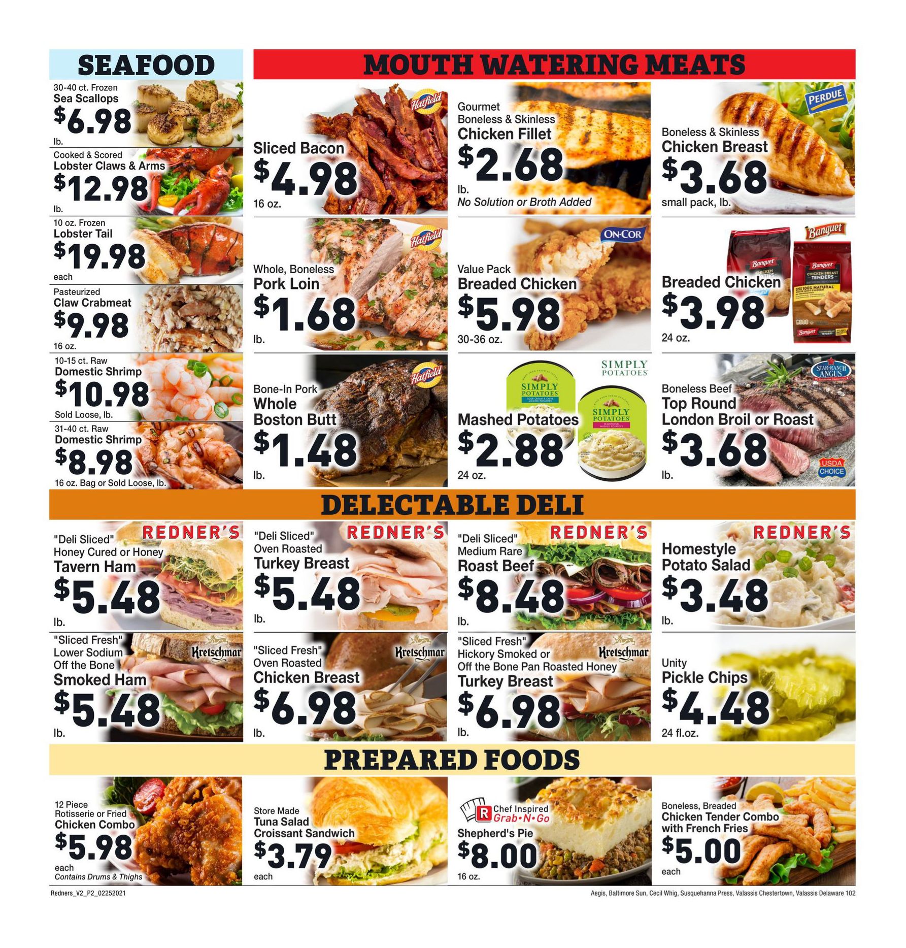 Redner's Markets Weekly Ad Flyer February 25 to March 3, 2021
