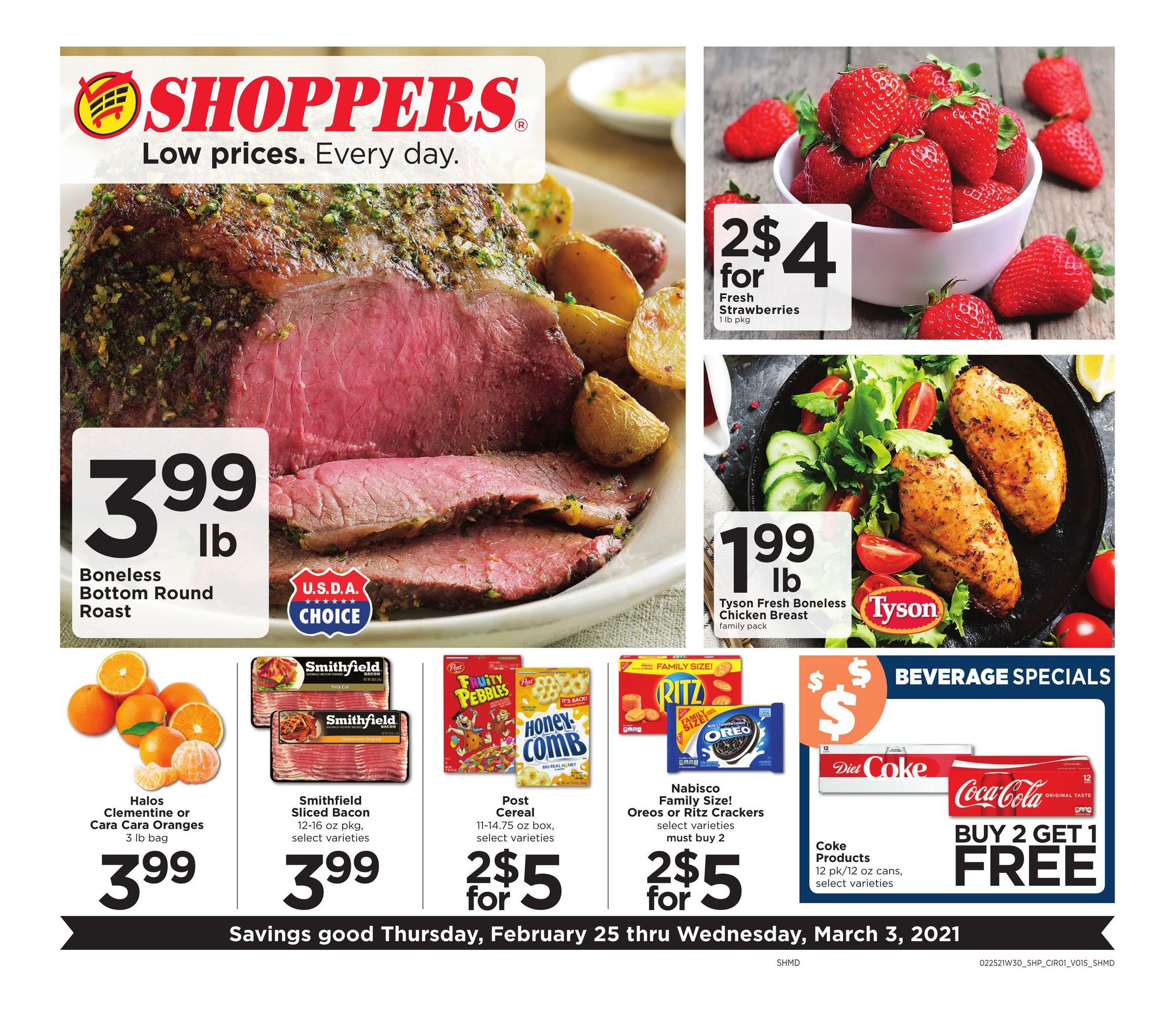 Shoppers Food Weekly Ad Flyer February 25 to March 3, 2021