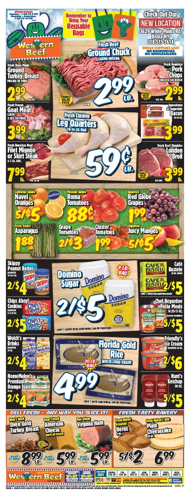 Western Beef Weekly Ad Flyer February 25 to March 3, 2021