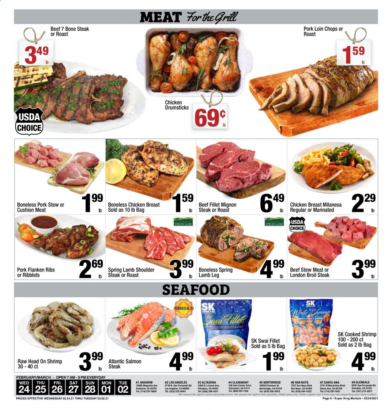Super King Markets (CA) Weekly Ad Flyer February 24 to March 2