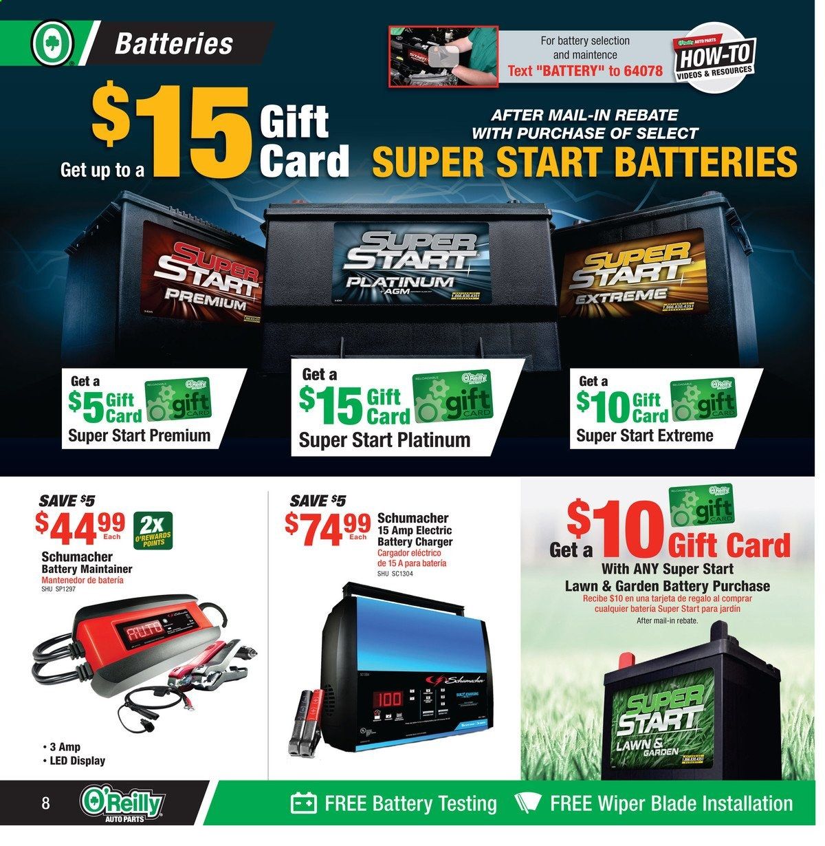 O'Reilly Auto Parts Weekly Ad Flyer February 24 to March 30