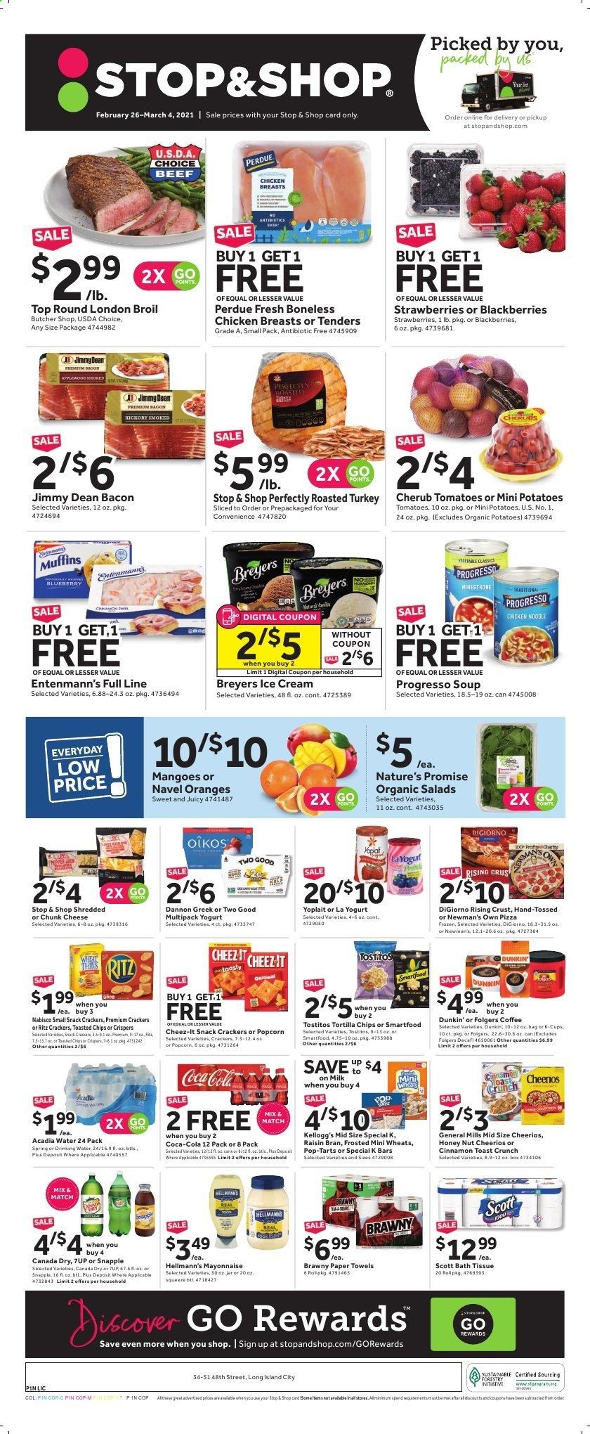Stop & Shop Weekly Ad Flyer February 26 to March 4
