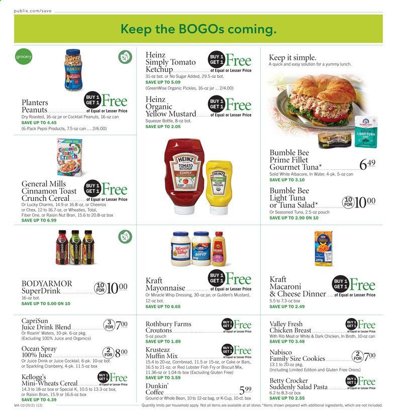 Publix (AL, FL, GA, NC, SC, TN, VA) Weekly Ad Flyer February 25 to March 3