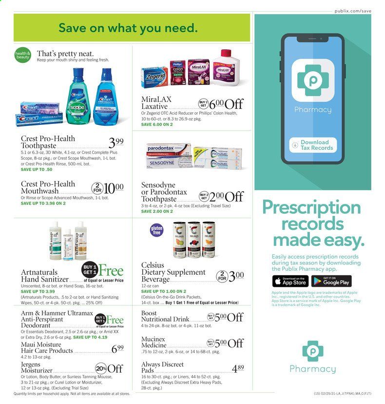Publix (AL, FL, GA, NC, SC, TN, VA) Weekly Ad Flyer February 25 to March 3