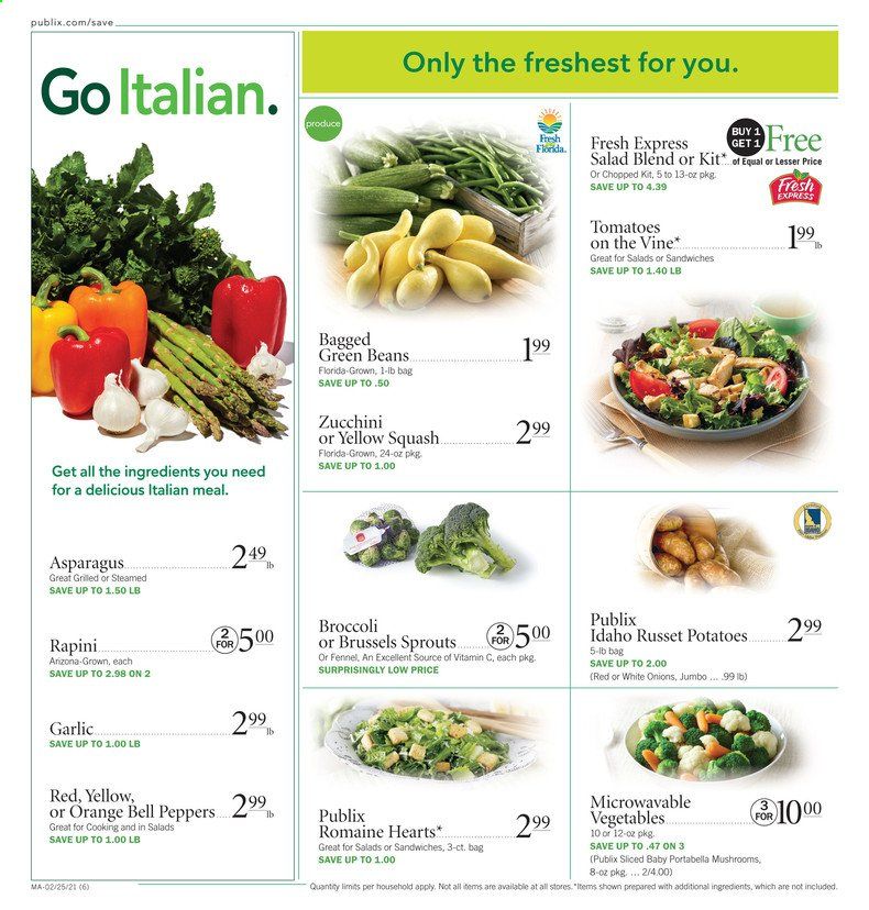 Publix (AL, FL, GA, NC, SC, TN, VA) Weekly Ad Flyer February 25 to March 3