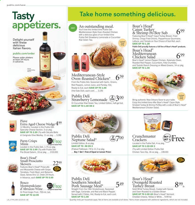 Publix (AL, FL, GA, NC, SC, TN, VA) Weekly Ad Flyer February 25 to March 3