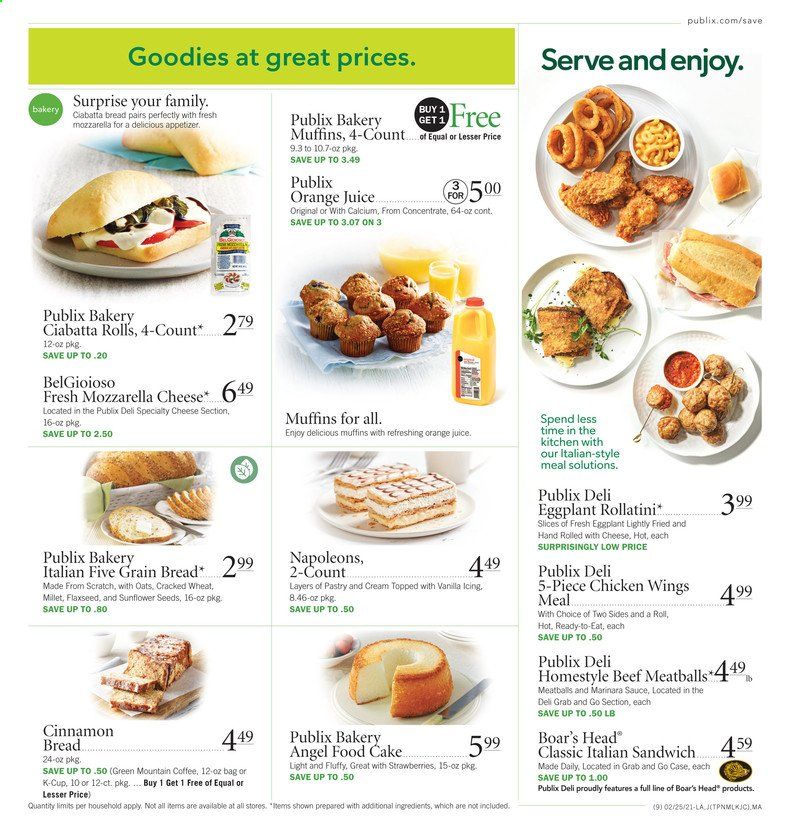 Publix (AL, FL, GA, NC, SC, TN, VA) Weekly Ad Flyer February 25 to March 3