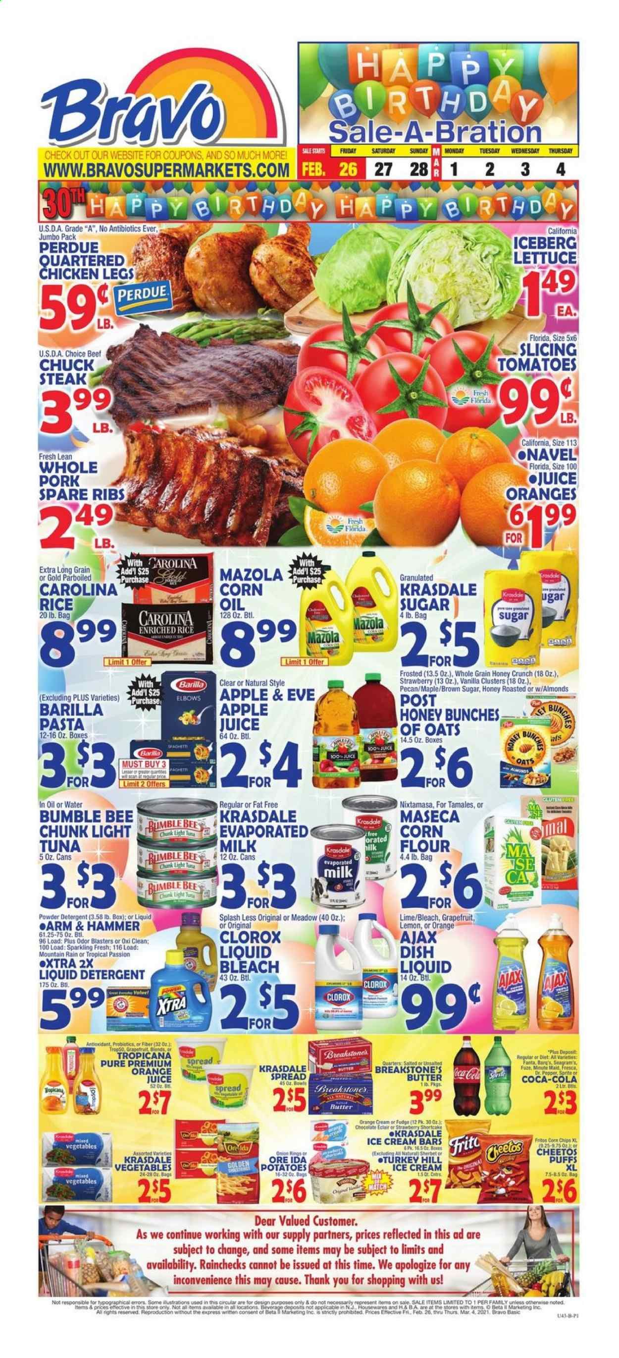 Bravo Supermarkets (CT, FL, MA, NJ, NY, PA, RI) Weekly Ad Flyer February 26 to March 4