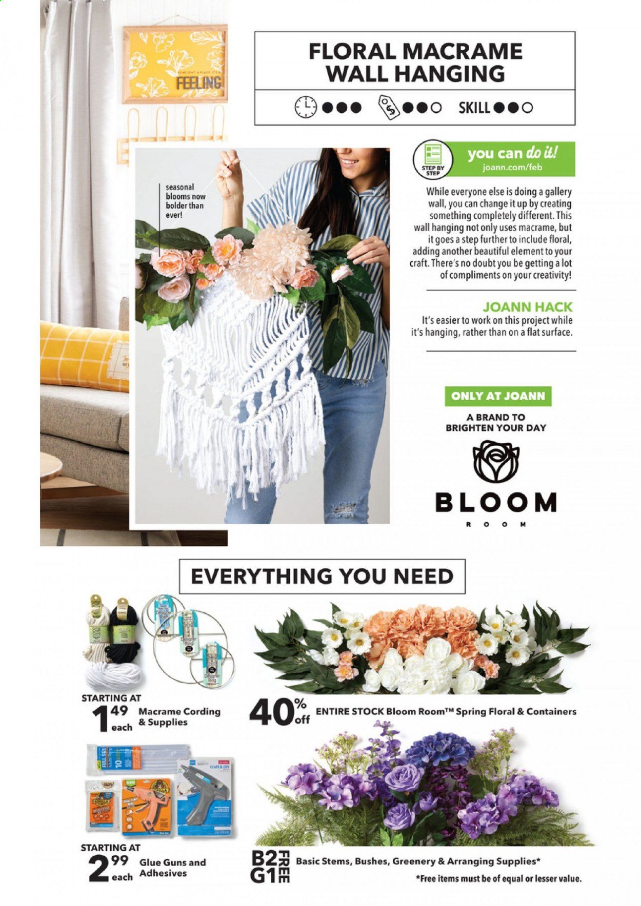 JOANN Weekly Ad Flyer February 25 to March 10