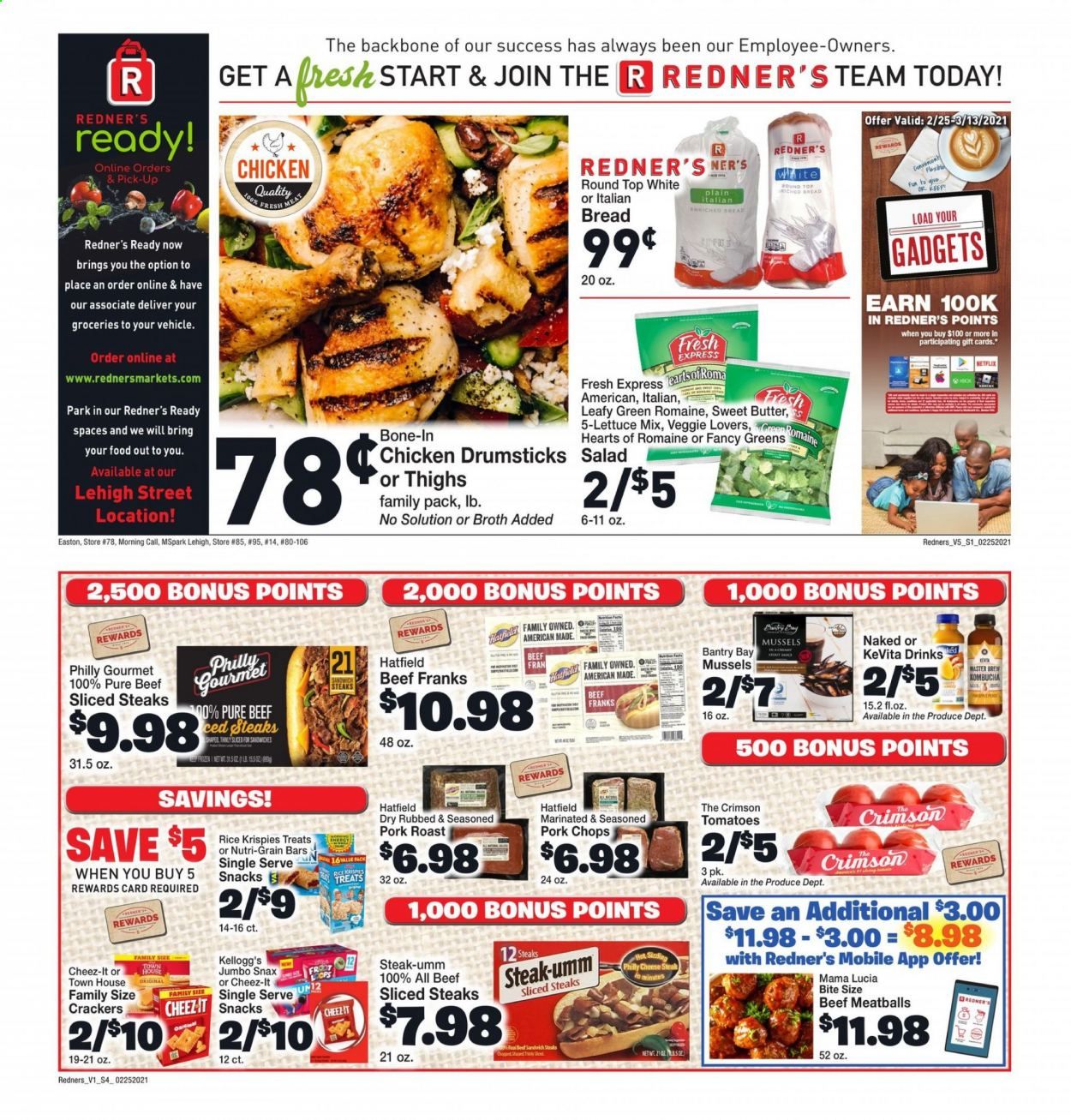 Redner's Markets Weekly Ad Flyer February 25 to March 3