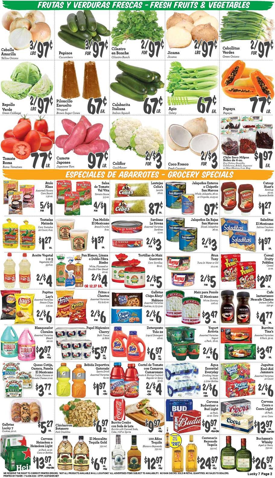Lucky 7 Supermarket Weekly Ad Flyer February 24 to March 2, 2021