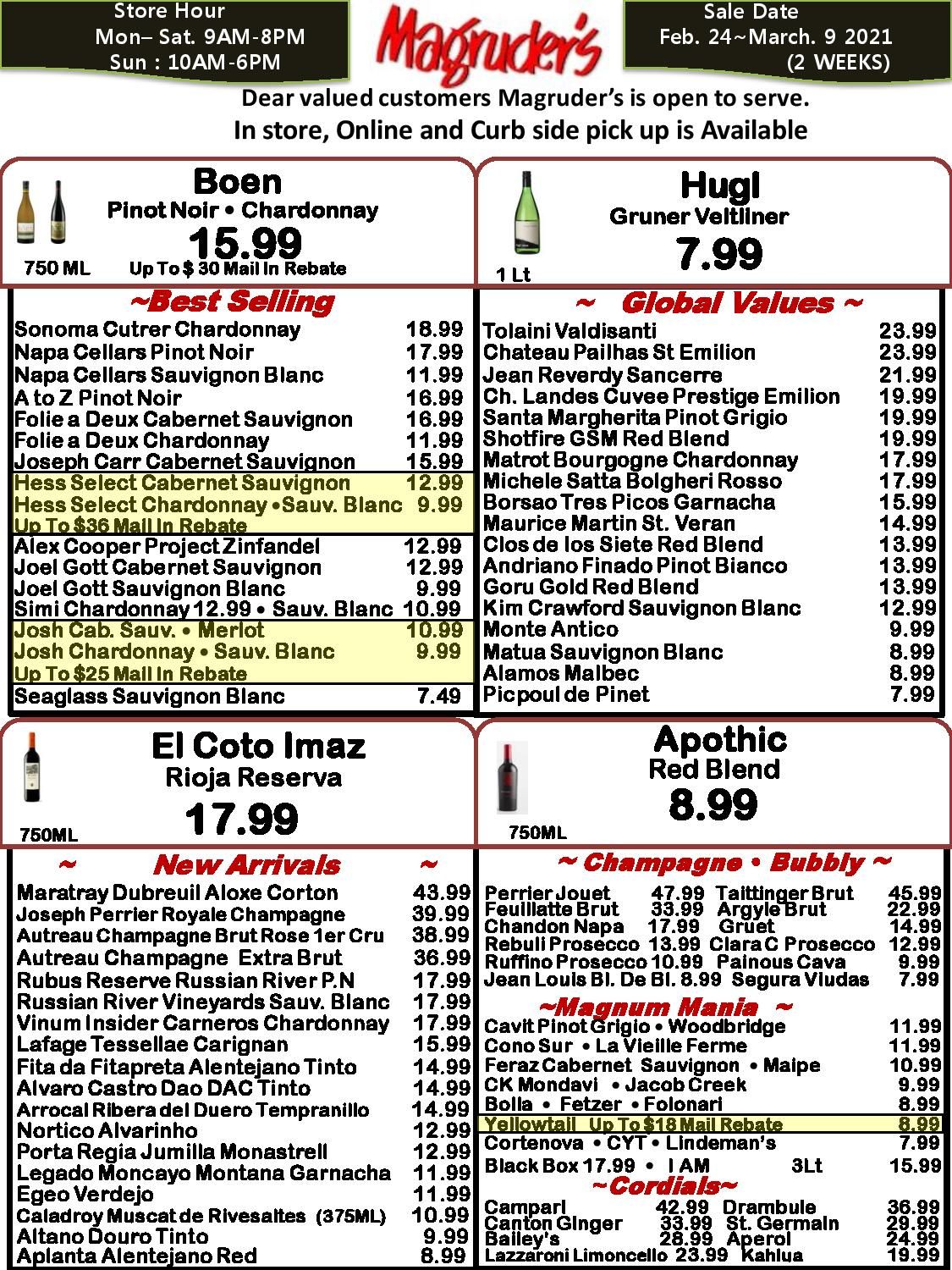 Magruder's Weekly Ad Flyer February 24 to March 9, 2021