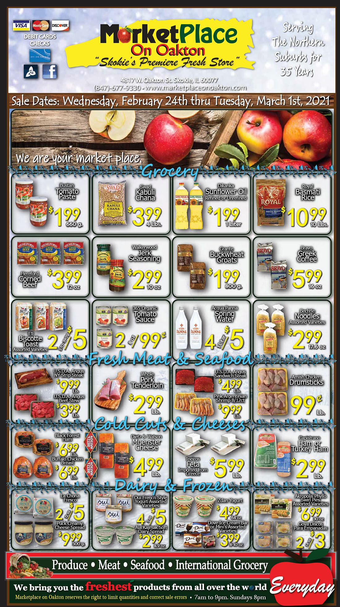 Marketplace On Oakton Weekly Ad Flyer February 24 to March 2, 2021