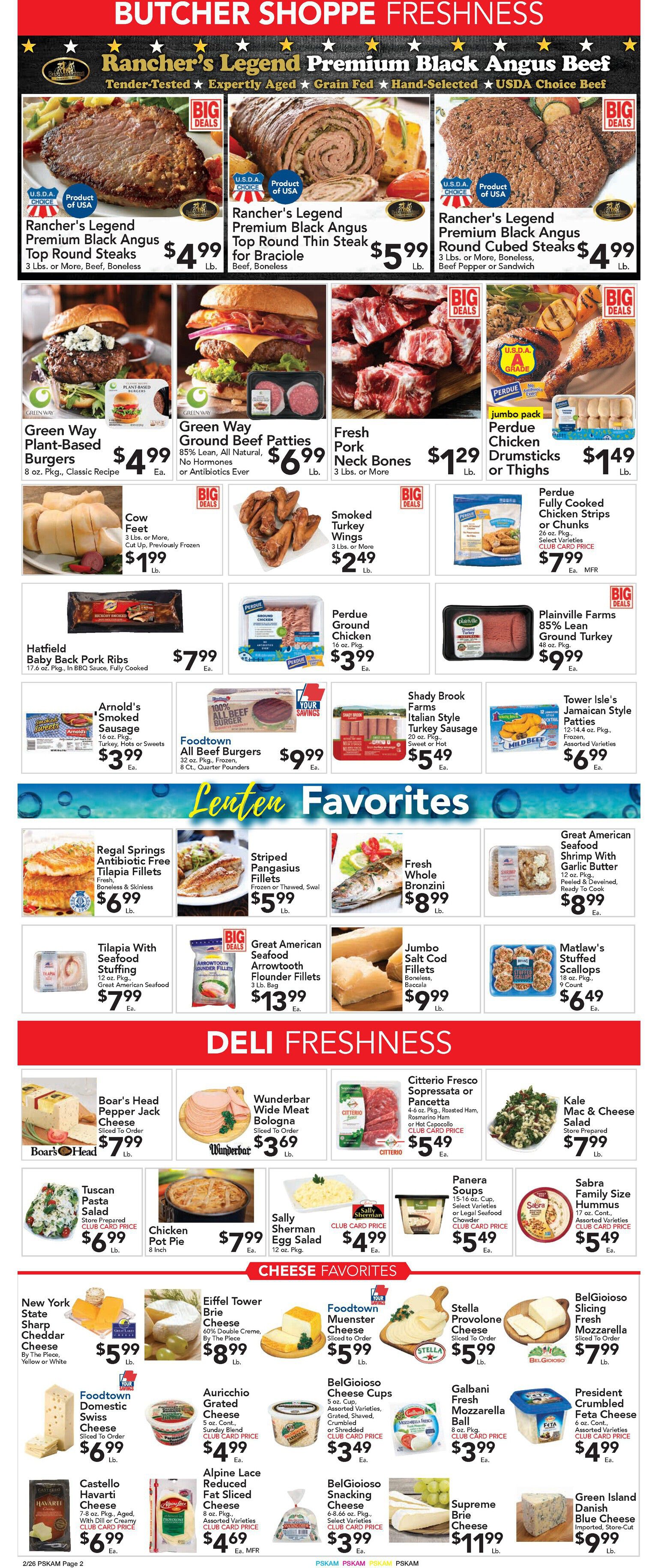 Foodtown Weekly Ad Flyer February 26 to March 4, 2021