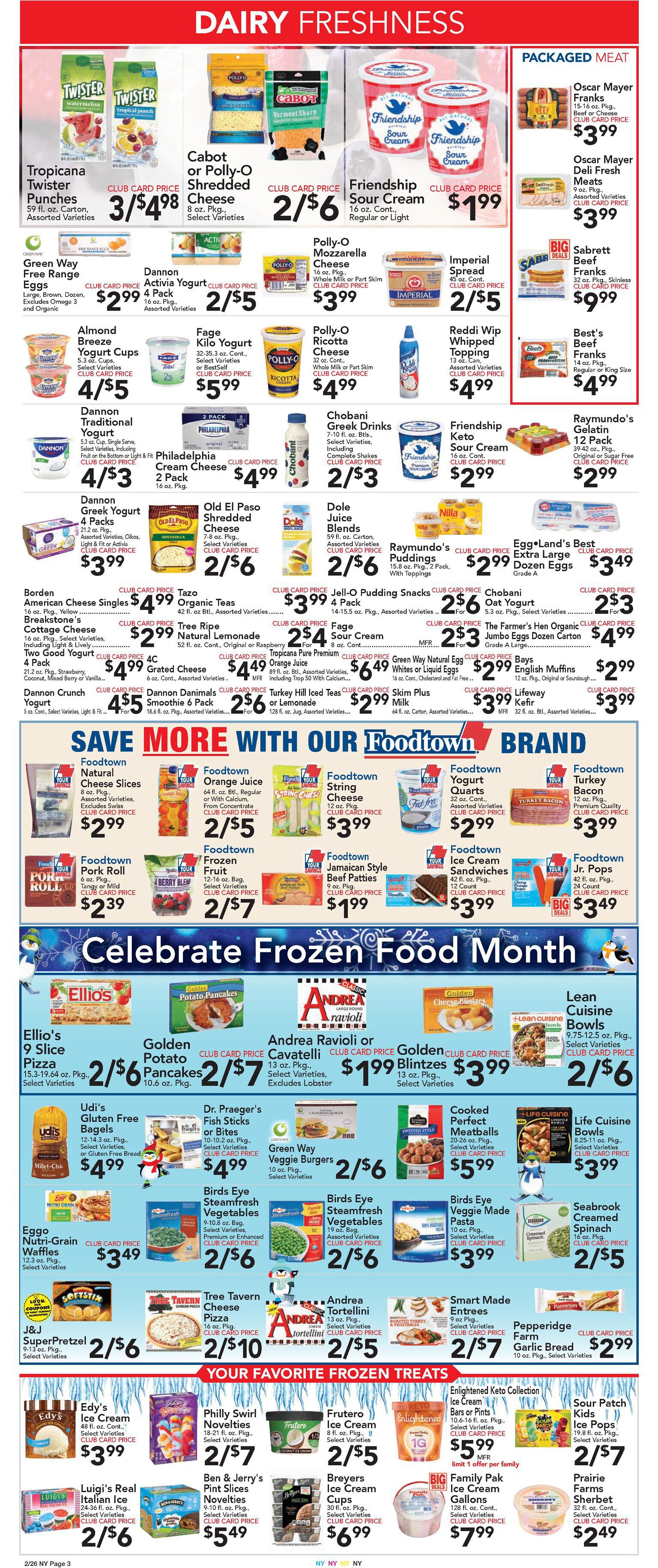 Foodtown Weekly Ad Flyer February 26 to March 4, 2021