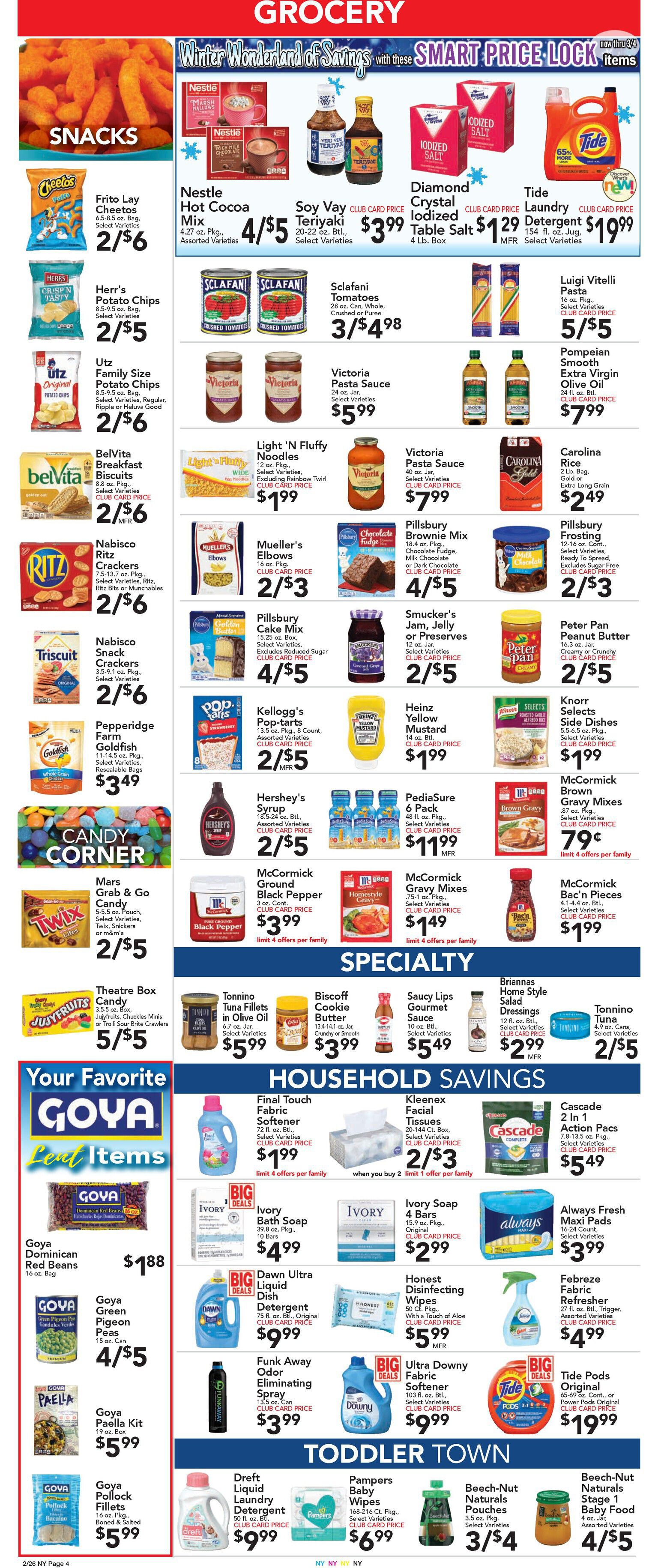Foodtown Weekly Ad Flyer February 26 to March 4, 2021
