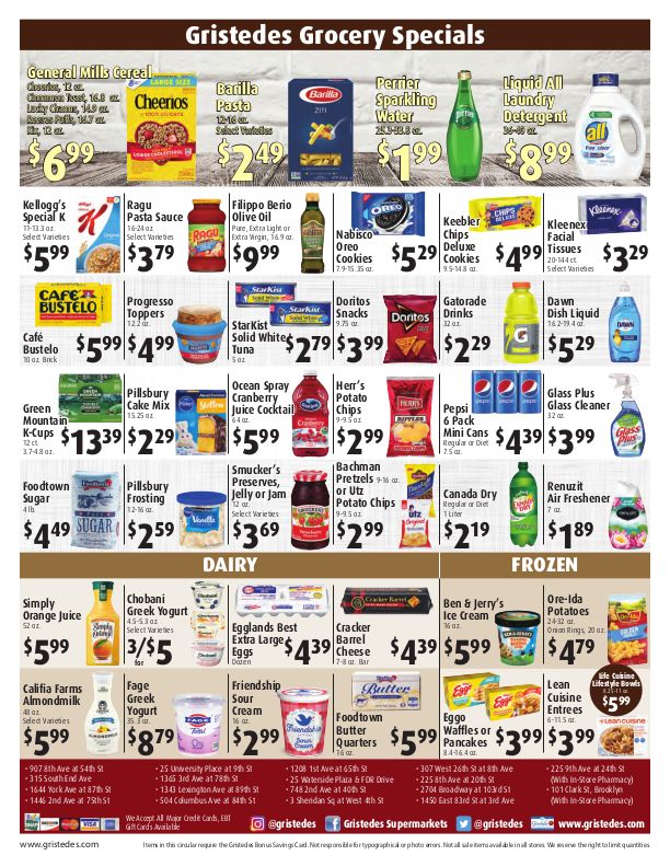Gristedes Weekly Ad Flyer February 26 to March 4, 2021