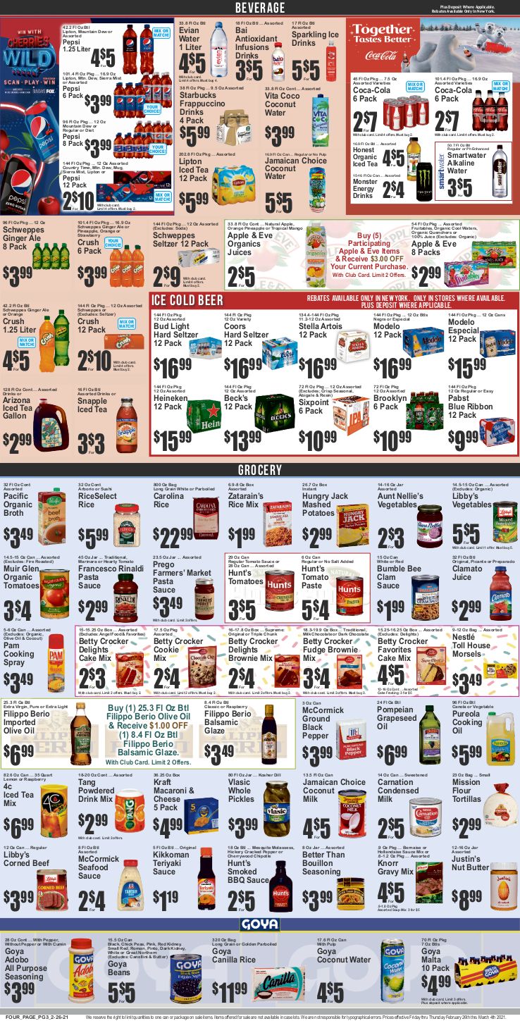 Key Food Weekly Ad Flyer February 26 to March 4, 2021