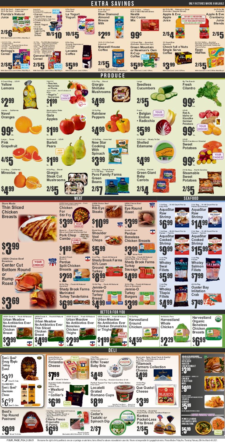 Key Food Weekly Ad Flyer February 26 to March 4, 2021