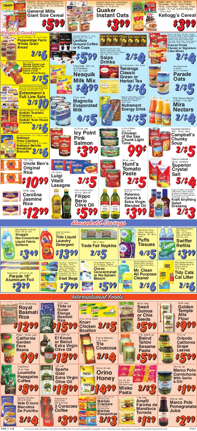 Trade Fair Supermarket Weekly Ad Flyer February 26 to March 4, 2021