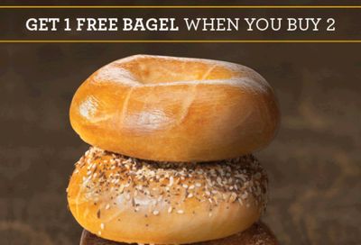 Shmear Society Rewards Members Can Buy 2 Bagels and Get 1 Free In Store Through to February 28 at Einstein Bros. Bagels 