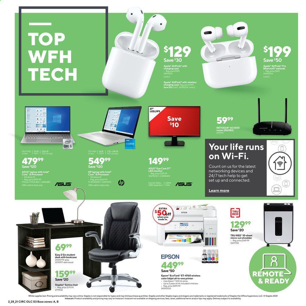 Staples Weekly Ad Flyer February 28 to March 6