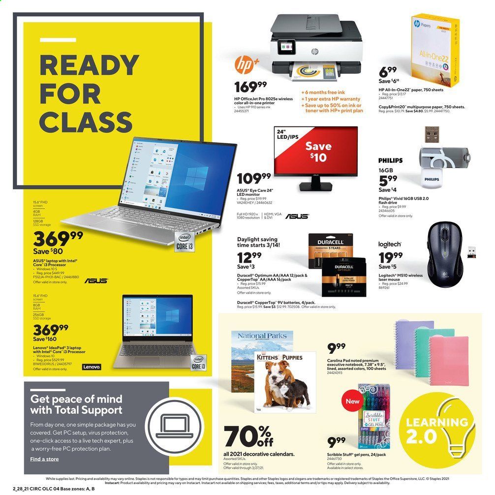 Staples Weekly Ad Flyer February 28 to March 6