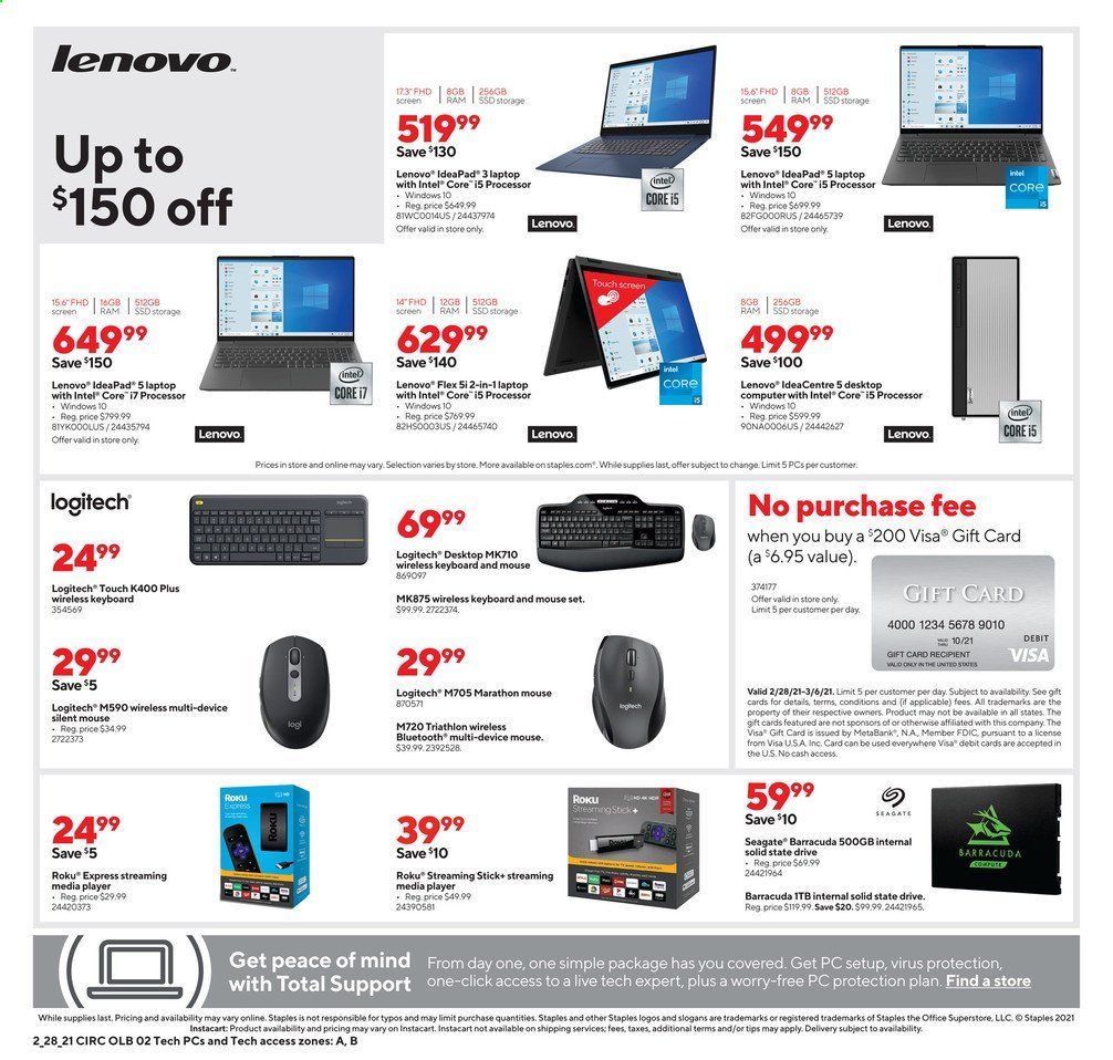 Staples Weekly Ad Flyer February 28 to March 6