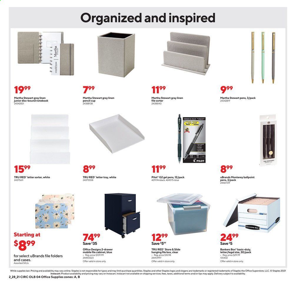 Staples Weekly Ad Flyer February 28 to March 6