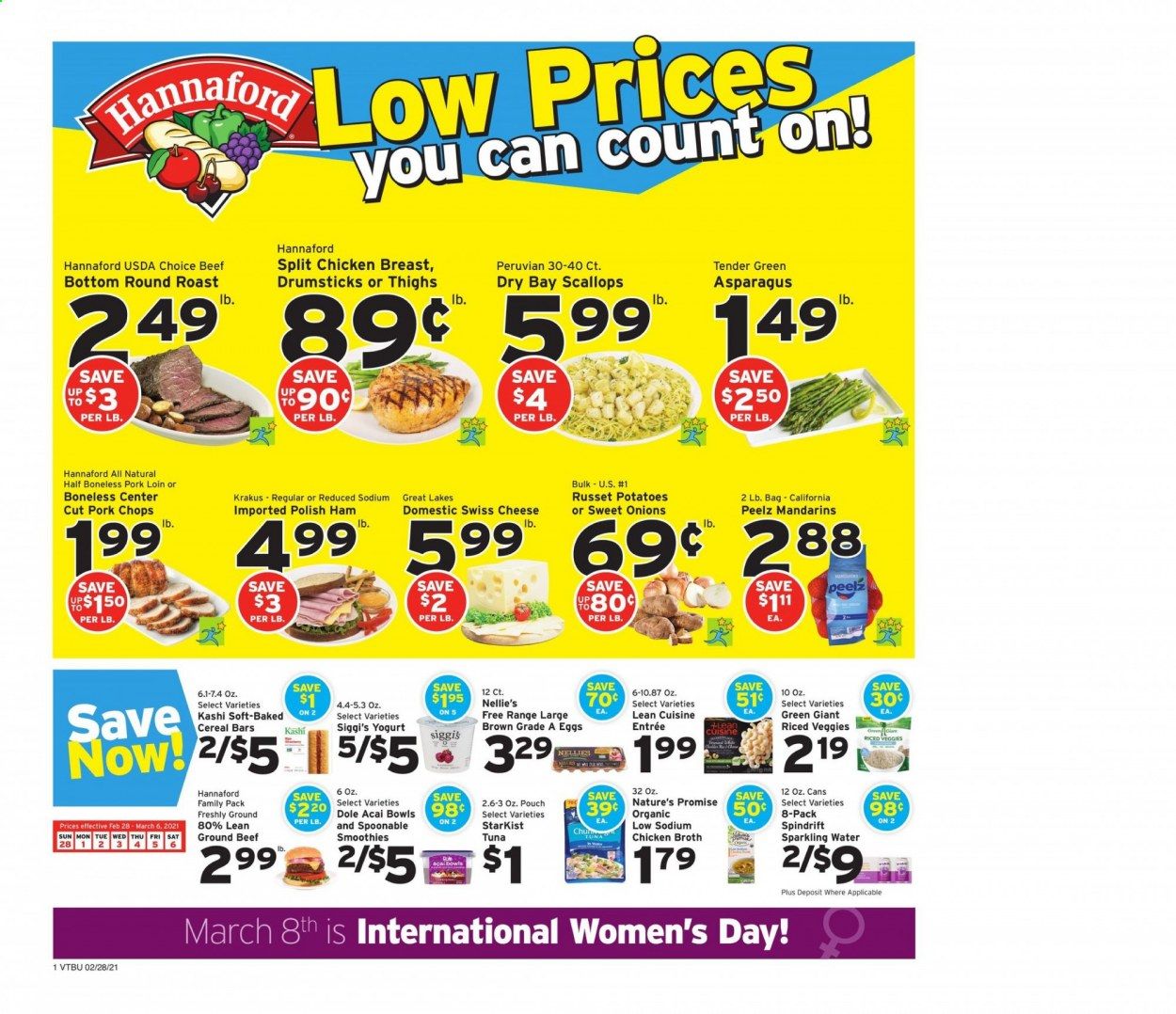Hannaford (VT) Weekly Ad Flyer February 28 to March 6
