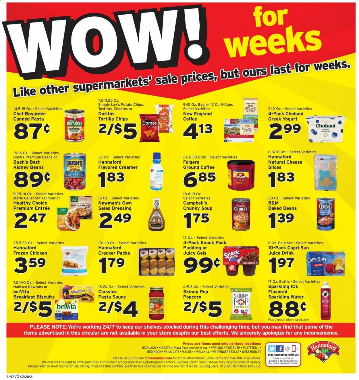Hannaford (NY) Weekly Ad Flyer February 28 to March 6