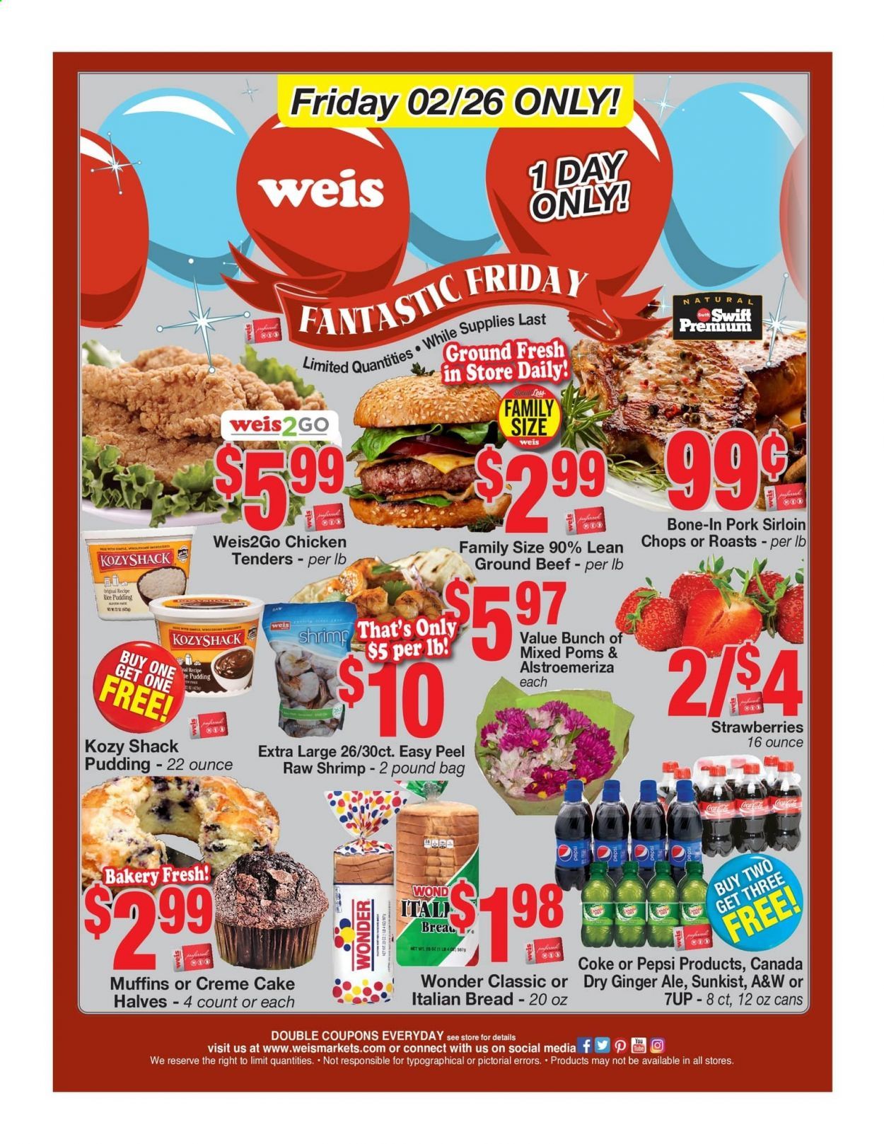 Weis Weekly Ad Flyer February 26 to February 26