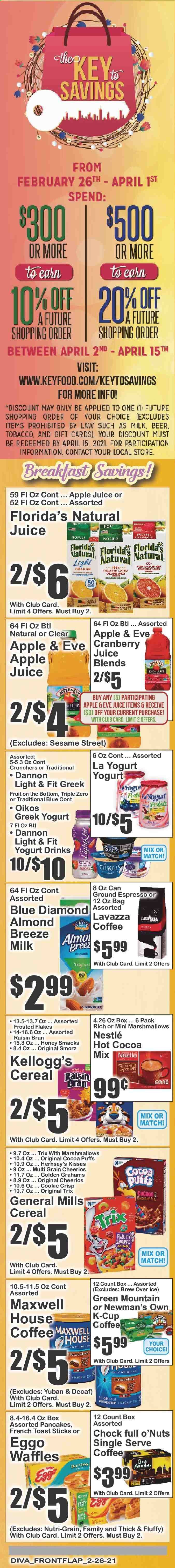 Key Food (NY) Weekly Ad Flyer February 26 to March 4