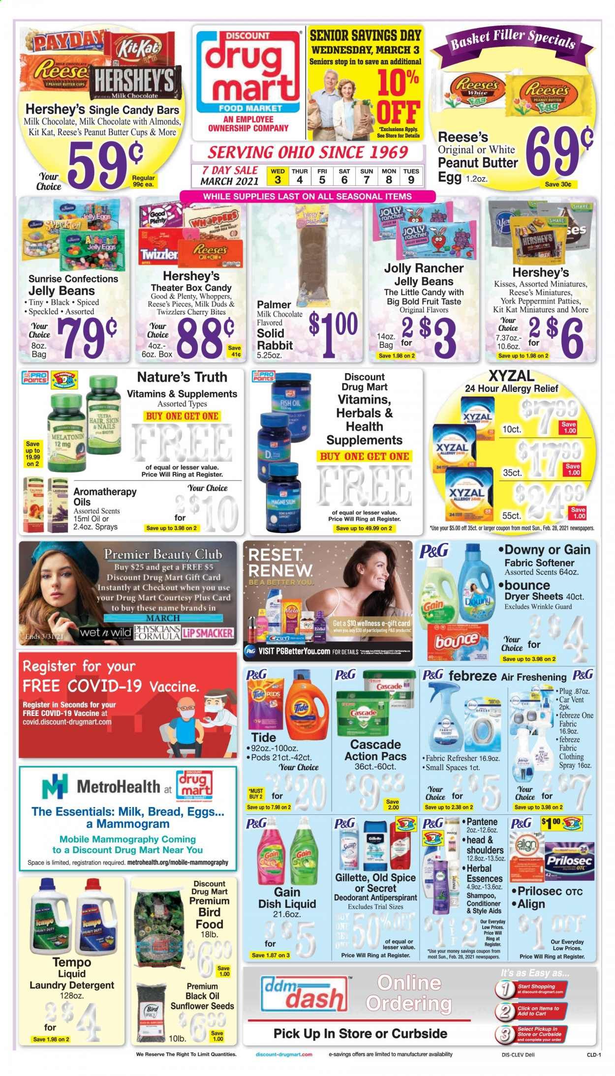 Discount Drug Mart (OH) Weekly Ad Flyer March 3 to March 9