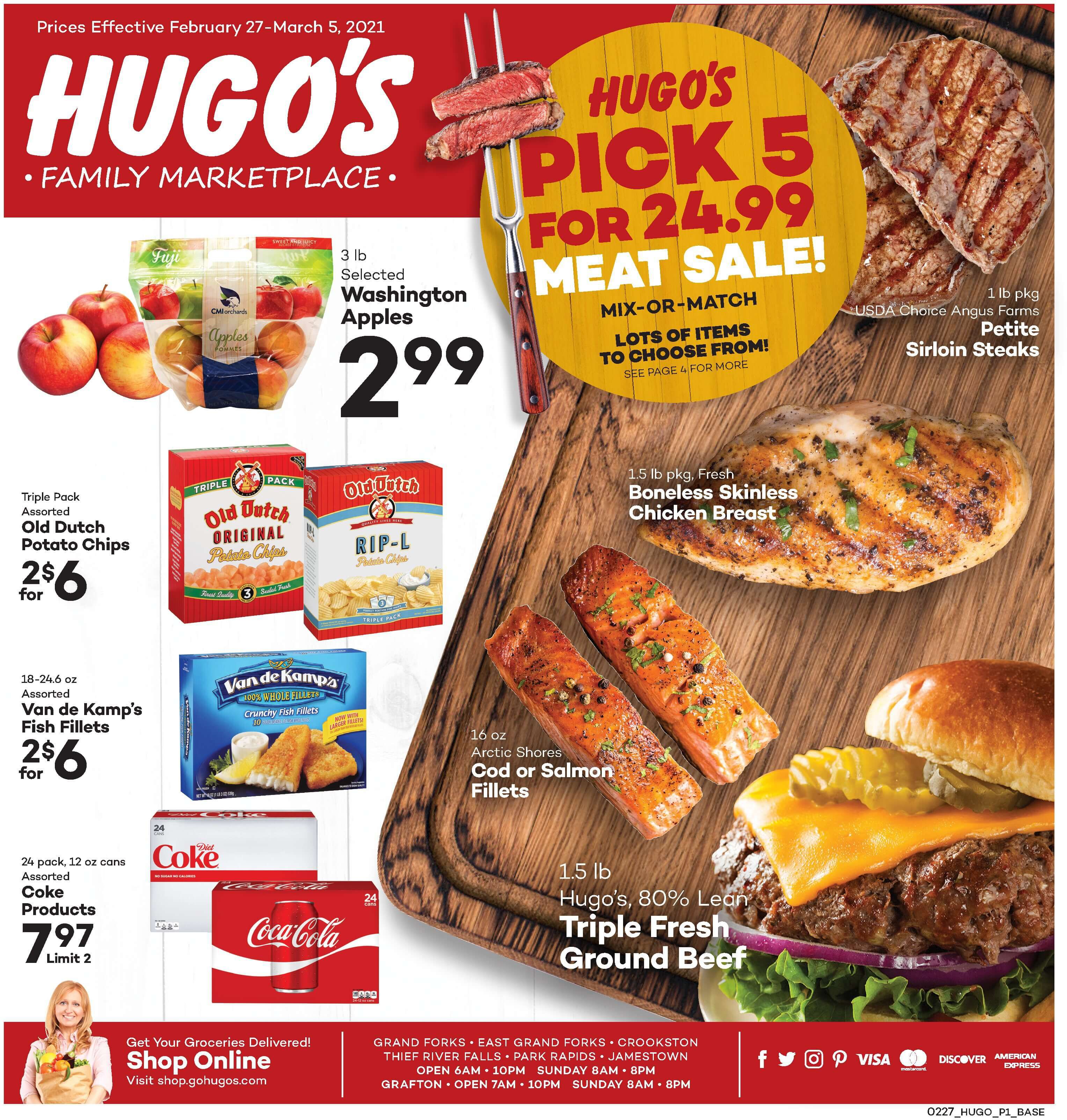 Hugo's Family Marketplace Weekly Ad Flyer February 27 to March 5, 2021