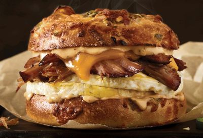 Einstein Bros. Bagels Offers Brisket for Breakfast with the New Texas Brisket Egg Sandwich