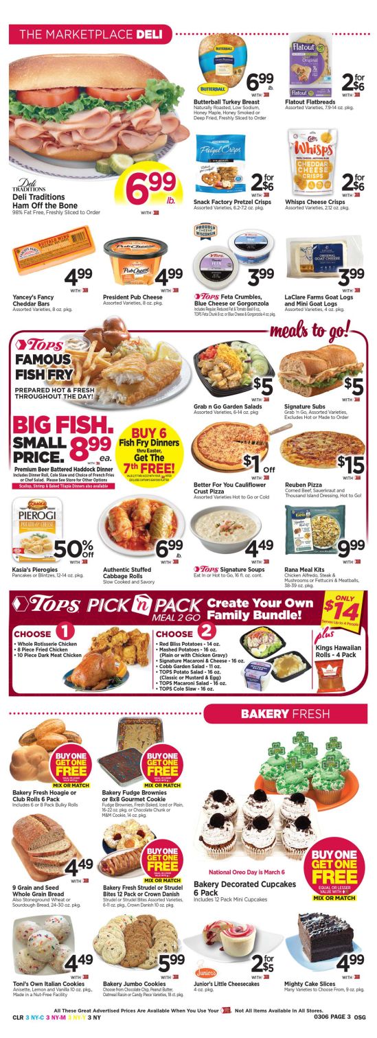 Tops Friendly Markets Weekly Ad Flyer February 28 to March 6, 2021