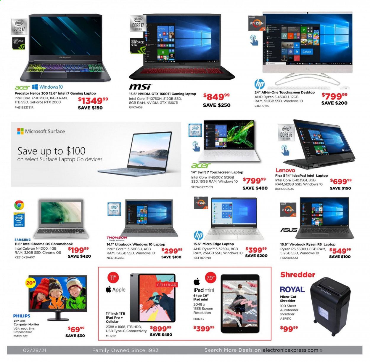 Electronic Express Weekly Ad Flyer February 28 to March 6