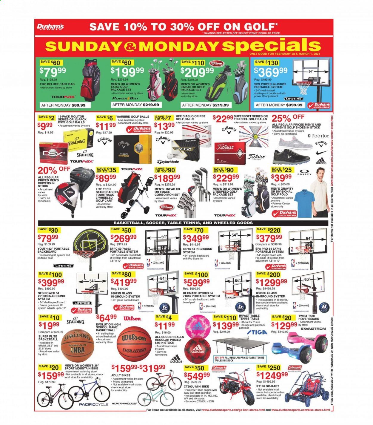 Dunham's Sports (MI, PA, WI) Weekly Ad Flyer February 27 to March 4