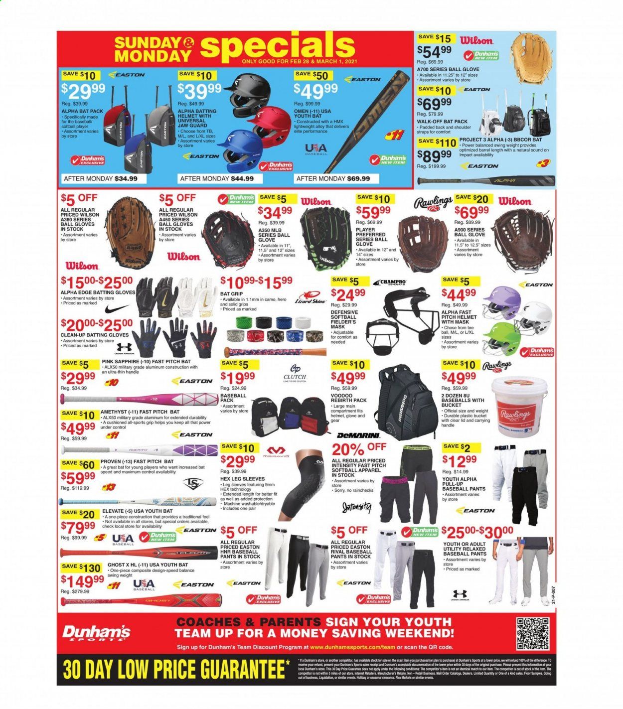 Dunham's Sports (MI, PA, WI) Weekly Ad Flyer February 27 to March 4