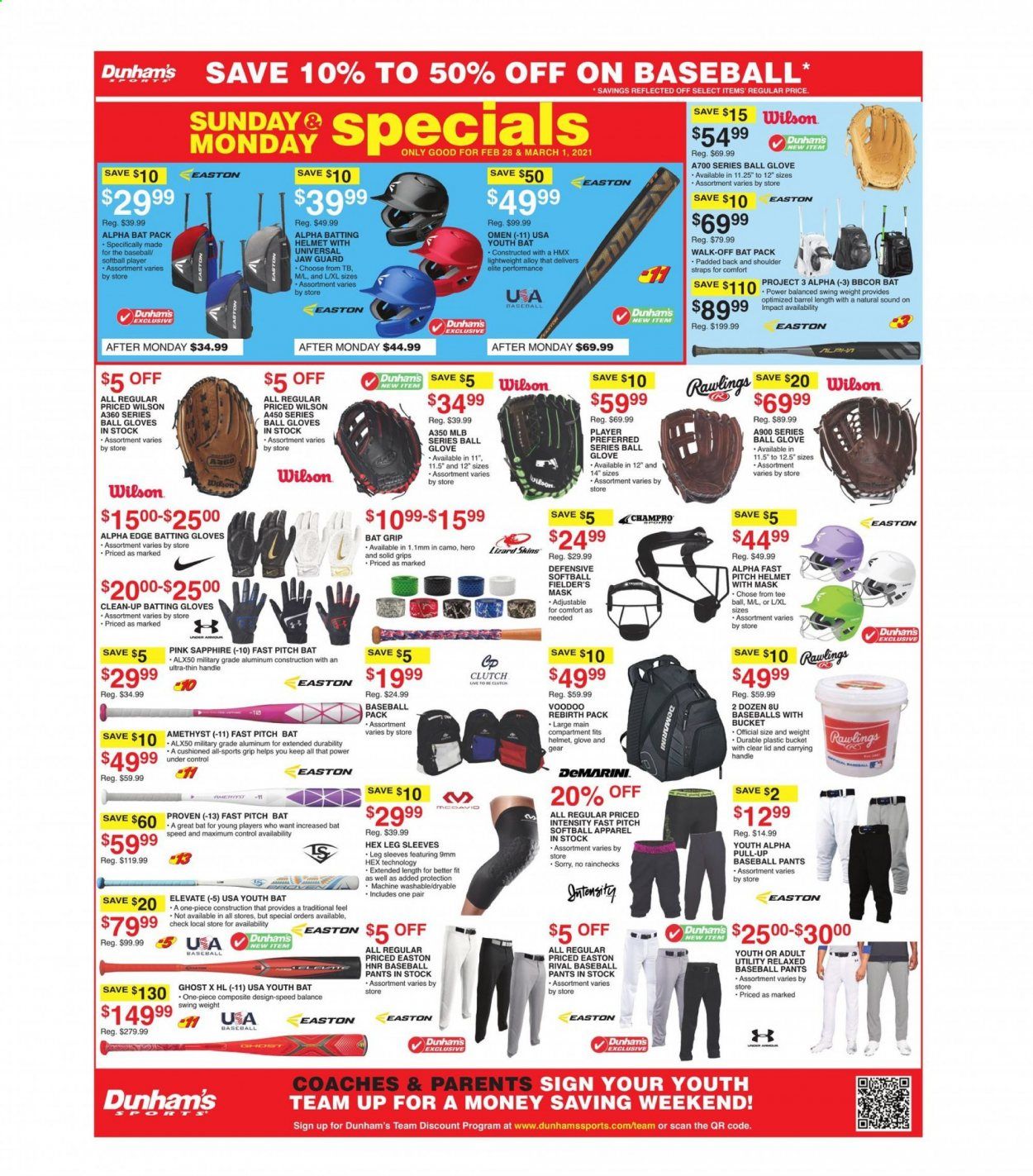 Dunham's Sports (MI, MN, SD, WI) Weekly Ad Flyer February 27 to March 4