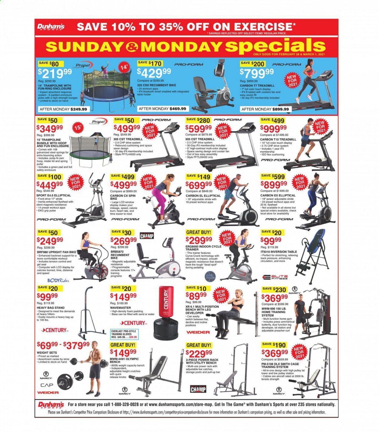 Dunham's Sports (MI, MN, SD, WI) Weekly Ad Flyer February 27 to March 4