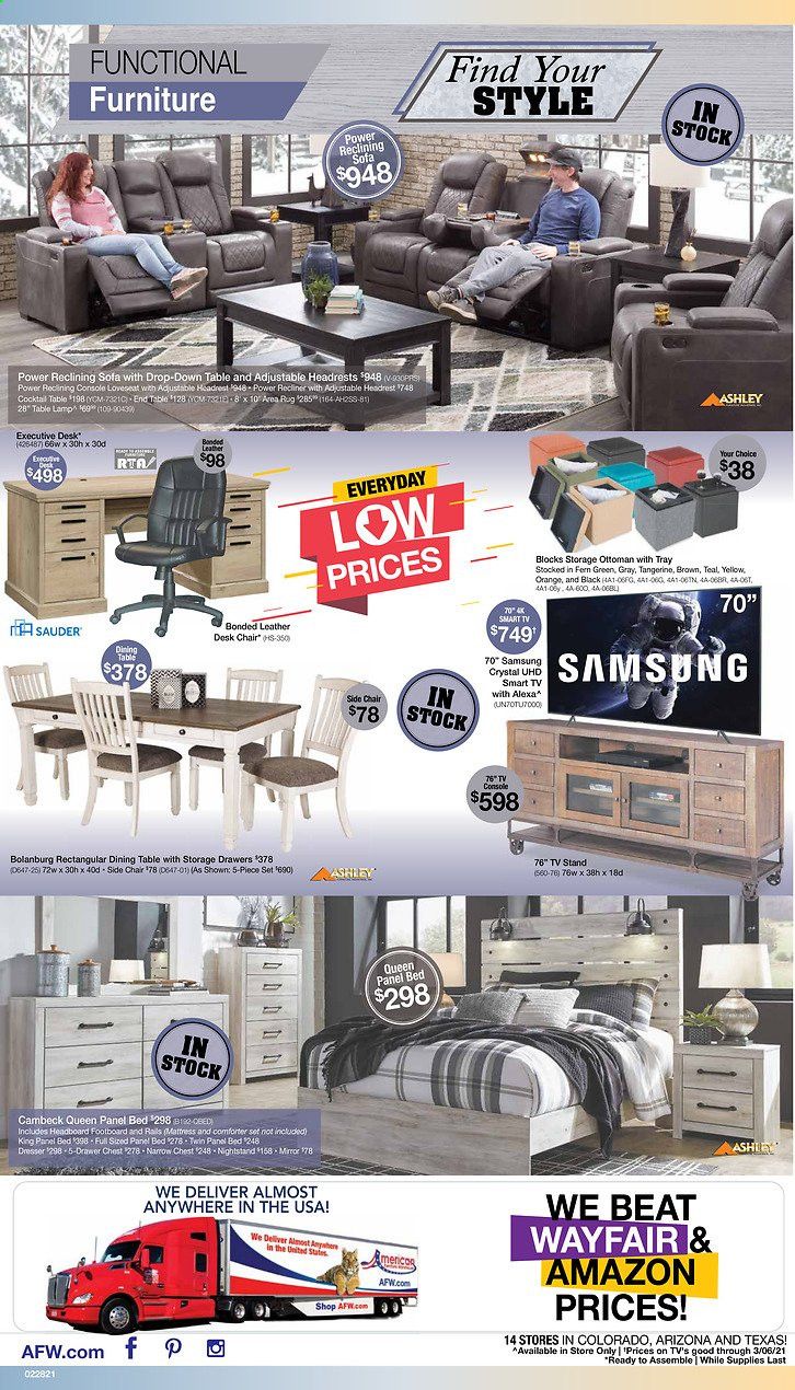 American Furniture Warehouse Weekly Ad Flyer February 28 to March 6
